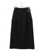 COGTHEBIGSMOKEコグザビッグスモーク）の古着「KHLOE LONG CARGO SKIRT」｜ブラック