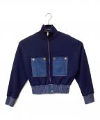 Sandroサンドロ）の古着「ボンバージャケット」｜ネイビー