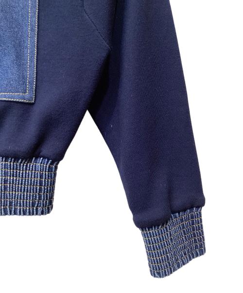 Sandro（サンドロ）Sandro (サンドロ) ボンバージャケット ネイビーの古着・服飾アイテム