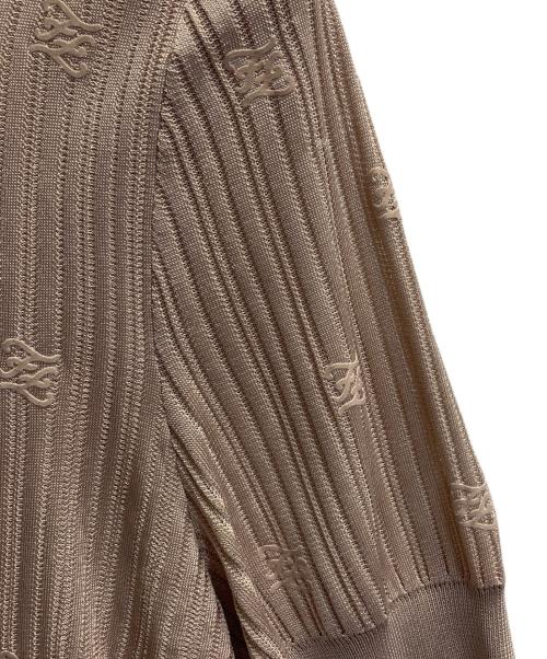 FENDI（フェンディ）FENDI (フェンディ) ショートスリーブニット ベージュ サイズ:38の古着・服飾アイテム