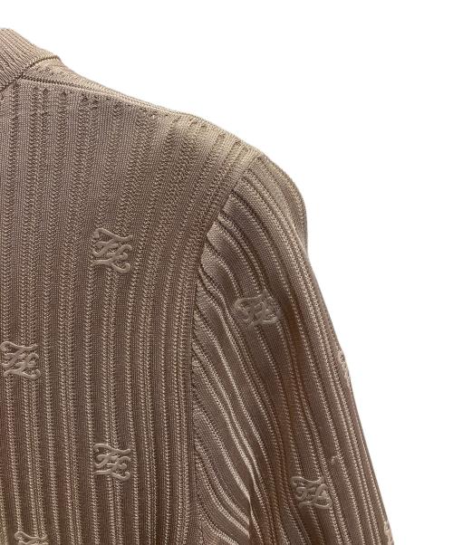 FENDI（フェンディ）FENDI (フェンディ) ショートスリーブニット ベージュ サイズ:38の古着・服飾アイテム