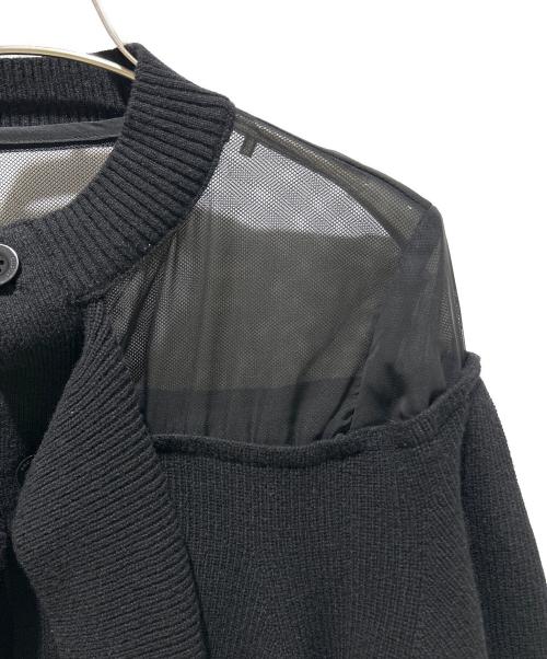 sacai（サカイ）sacai (サカイ) カーディガン ブラック サイズ:1の古着・服飾アイテム