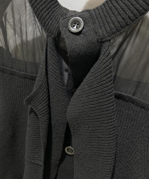 sacai（サカイ）sacai (サカイ) カーディガン ブラック サイズ:1の古着・服飾アイテム