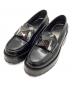 VALENTINO（ヴァレンティノ）の古着「ワンスタッズローファー」｜ブラック