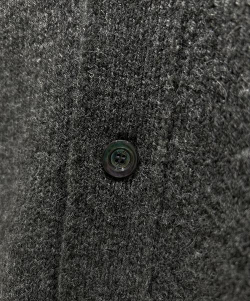 GUCCI（グッチ）GUCCI (グッチ) ロゴエンブロイダリーウールカーディガン グレー サイズ:S 未使用品の古着・服飾アイテム