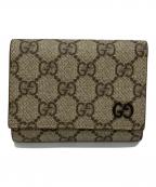 GUCCIグッチ）の古着「GGスプリームティディールコンパクトウォレット」