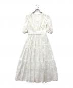 CORCOVADOコルコバード）の古着「PUTI Flower race ドレス」｜ホワイト
