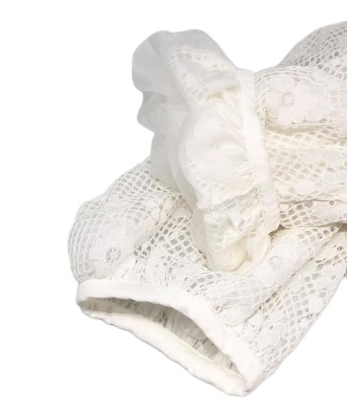 CORCOVADO（コルコバード）CORCOVADO (コルコバード) PUTI Flower race ドレス ホワイト サイズ:Mの古着・服飾アイテム