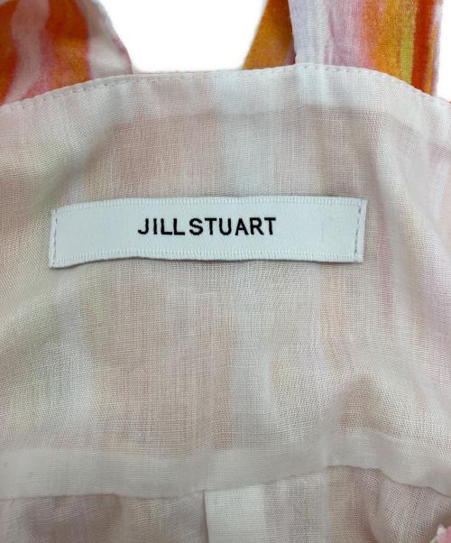 JILL STUART（ジルスチュアート）JILL STUART (ジルスチュアート) マルチストライププリントワンピース ピンク サイズ:SIZE2の古着・服飾アイテム