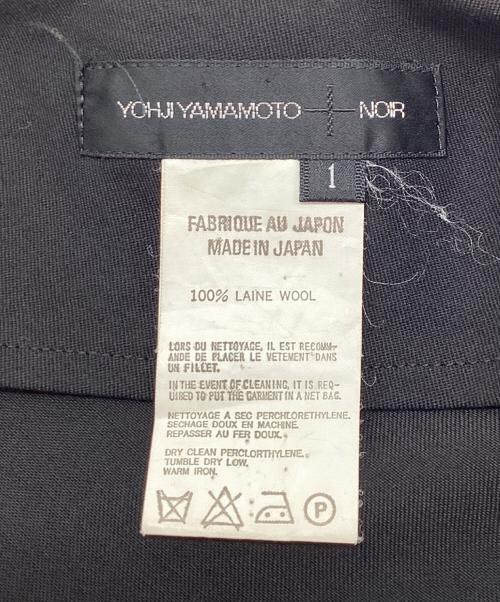 yohji yamamoto+noir（ヨウジヤマモトプリュスノアール）yohji yamamoto+Noir (ヨウジヤマモトプリュスノアール) ロングスカート ブラック サイズ:1の古着・服飾アイテム