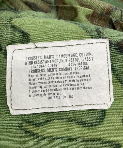 THE B.V.D COMPANY INC（THE B.V.D COMPANY INC）THE B.V.D COMPANY INC (THE B.V.D COMPANY INC) 69年製 カーゴパンツ グリーン サイズ:XSの古着・服飾アイテム