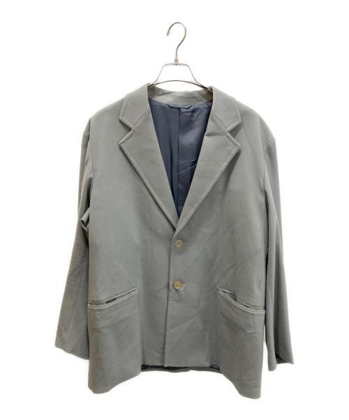 LA BOUCLE（ラ ブークル）LA BOUCLE (ラ ブークル) Merino Saxony JKCOAT/メリノサキソニージャケットコート グリーン サイズ:2の古着・服飾アイテム
