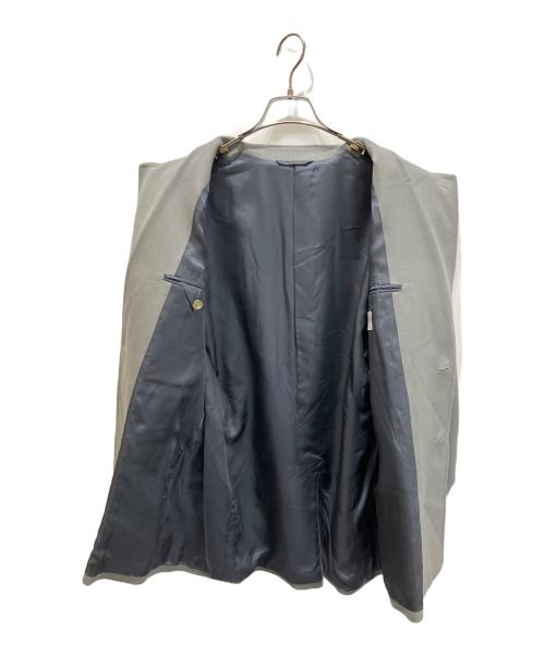 LA BOUCLE（ラ ブークル）LA BOUCLE (ラ ブークル) Merino Saxony JKCOAT/メリノサキソニージャケットコート グリーン サイズ:2の古着・服飾アイテム