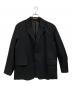 AURALEE（オーラリー）の古着「SUPER FINE WOOL COTTON TWILL OVER JACKET」｜ブラック