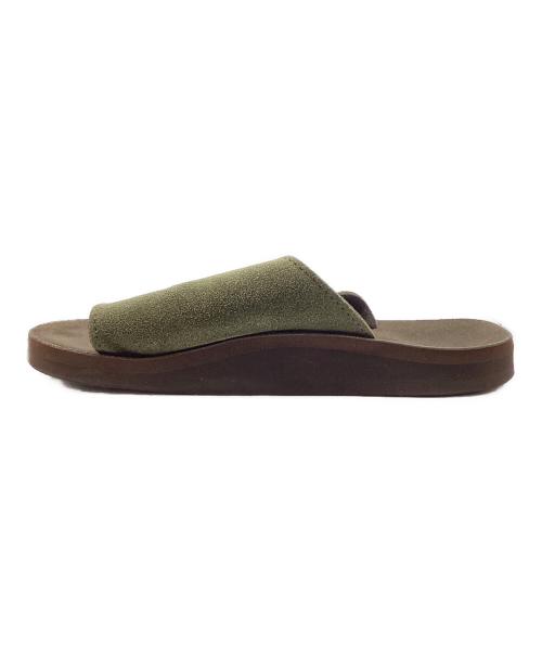 The Sandalman（ザサンダルマン）The Sandalman (ザサンダルマン) 1 Strap Sandal オリーブ サイズ:8の古着・服飾アイテム