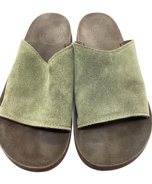 The Sandalman（ザサンダルマン）The Sandalman (ザサンダルマン) 1 Strap Sandal オリーブ サイズ:8の古着・服飾アイテム