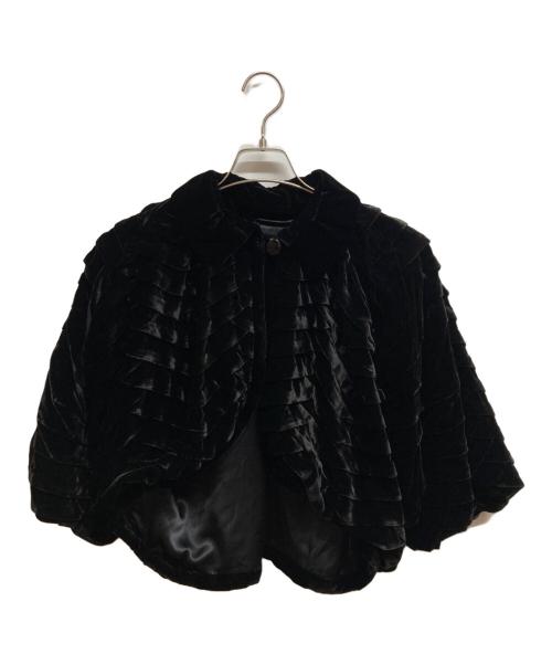 GIORGIO ARMANI（ジョルジョアルマーニ）GIORGIO ARMANI (ジョルジョアルマーニ) ベルベットボレロジャケット ブラック サイズ:40の古着・服飾アイテム