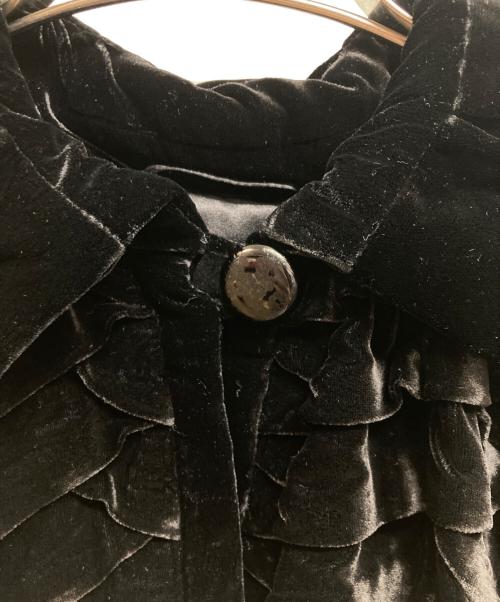 GIORGIO ARMANI（ジョルジョアルマーニ）GIORGIO ARMANI (ジョルジョアルマーニ) ベルベットボレロジャケット ブラック サイズ:40の古着・服飾アイテム