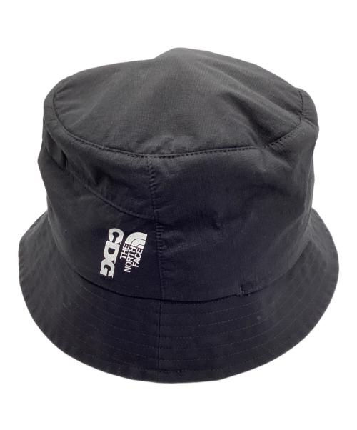 THE NORTH FACE（ザ ノース フェイス）THE NORTH FACE (ザ ノース フェイス) CDG (シーディージー) RIPSTOP BUCKET HAT ブラック サイズ:Lの古着・服飾アイテム