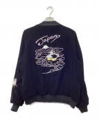 I Need You Baby×YIアイ ニード ユー ベイビー×ヤマイチ）の古着「リバーシブルスカジャン」｜ブラック