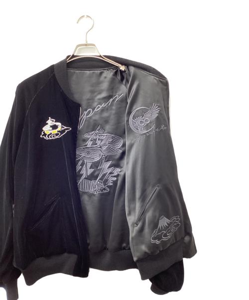 I Need You Baby（アイ ニード ユー ベイビー）I Need You Baby (アイ ニード ユー ベイビー) YI (ヤマイチ) リバーシブルスカジャン ブラック サイズ:Lの古着・服飾アイテム