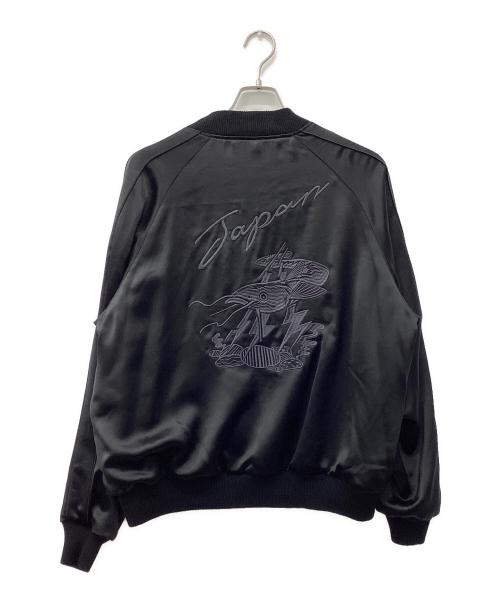 I Need You Baby（アイ ニード ユー ベイビー）I Need You Baby (アイ ニード ユー ベイビー) YI (ヤマイチ) リバーシブルスカジャン ブラック サイズ:Lの古着・服飾アイテム