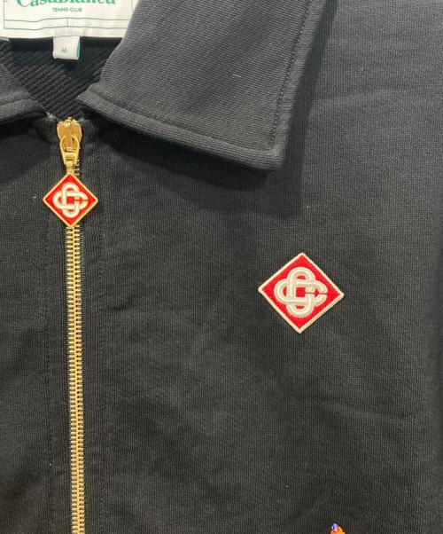 CASABLANCA（カサブランカ）CASABLANCA (カサブランカ) ELEMENTS EN CRAYON EMBROIDERED TRACK JACKET/トラックジャケット ブラック サイズ:Mの古着・服飾アイテム