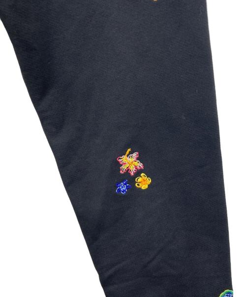 CASABLANCA（カサブランカ）CASABLANCA (カサブランカ) ELEMENTS EN CRAYON EMBROIDERED TRACK JACKET/トラックジャケット ブラック サイズ:Mの古着・服飾アイテム