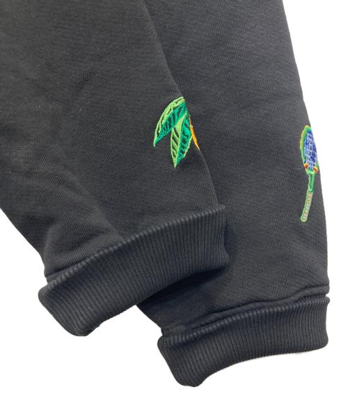 CASABLANCA（カサブランカ）CASABLANCA (カサブランカ) ELEMENTS EN CRAYON EMBROIDERED TRACK JACKET/トラックジャケット ブラック サイズ:Mの古着・服飾アイテム