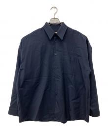 MARNI（マルニ）の古着「トロピカルウールシャツ」｜ネイビー