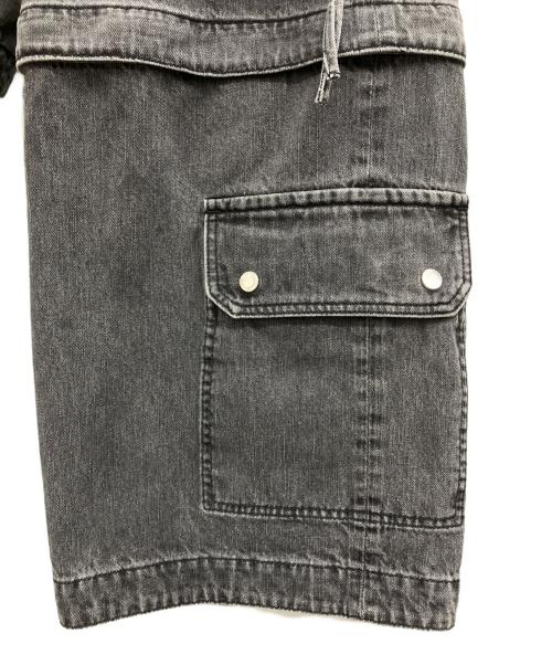 MAISON SPECIAL（メゾンスペシャル）MAISON SPECIAL (メゾンスペシャル) Big Pocket 2WAY Buggy Denim Cargo Pants ブラック サイズ:1の古着・服飾アイテム