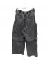 MAISON SPECIAL (メゾンスペシャル) Big Pocket 2WAY Buggy Denim Cargo Pants ブラック サイズ:1：10000円