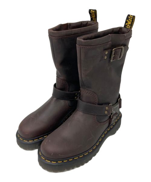 Dr.Martens（ドクターマーチン）Dr.Martens (ドクターマーチン) ANISTONE HI プルオン ブーツ ブラウン サイズ:UK5の古着・服飾アイテム