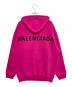 BALENCIAGA (バレンシアガ) ロゴプリントパーカー ピンク サイズ:XS：50000円