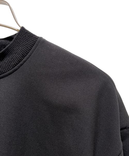 ENFOLD（エンフォルド）ENFOLD (エンフォルド) KNIT-LAYERED PULLOVER ブラック サイズ:38の古着・服飾アイテム