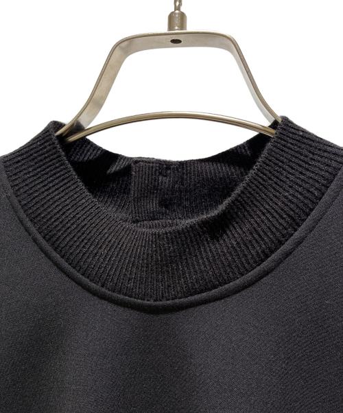 ENFOLD（エンフォルド）ENFOLD (エンフォルド) KNIT-LAYERED PULLOVER ブラック サイズ:38の古着・服飾アイテム