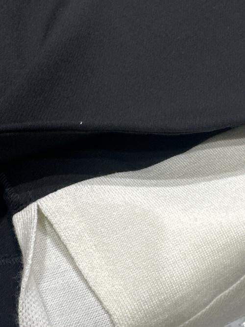 ENFOLD（エンフォルド）ENFOLD (エンフォルド) KNIT-LAYERED PULLOVER ブラック サイズ:38の古着・服飾アイテム