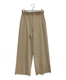 Spick and Span（スピック＆スパン）の古着「ドライストレッチイージーパンツ」｜ベージュ