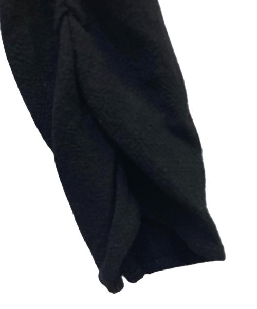 ETRE TOKYO（エトレトウキョウ）ETRE TOKYO (エトレトウキョウ) レーヨンリネン混ワンピース ブラック サイズ:Fの古着・服飾アイテム
