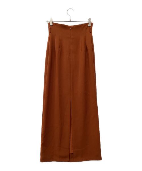 CLANE（クラネ）CLANE (クラネ) HIGH WAIST STRAIGHT MAXI SKIRT ブラウン サイズ:1の古着・服飾アイテム