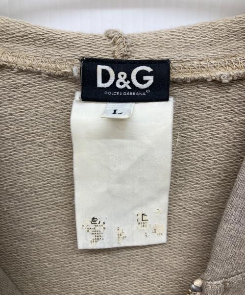 DOLCE & GABBANA（ドルチェ＆ガッバーナ）DOLCE & GABBANA (ドルチェ＆ガッバーナ) 総柄グラフィックジップパーカー グレー サイズ:Lの古着・服飾アイテム