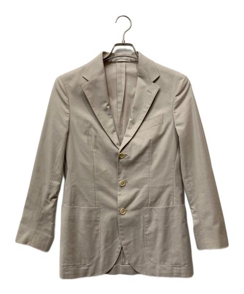UNITED ARROWS（ユナイテッドアローズ）UNITED ARROWS (ユナイテッドアローズ) SUBALPINO/ツイル 3ボタン シングルジャケット ベージュ サイズ:44の古着・服飾アイテム