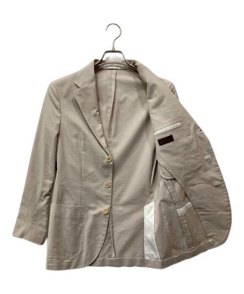 UNITED ARROWS（ユナイテッドアローズ）UNITED ARROWS (ユナイテッドアローズ) SUBALPINO/ツイル 3ボタン シングルジャケット ベージュ サイズ:44の古着・服飾アイテム