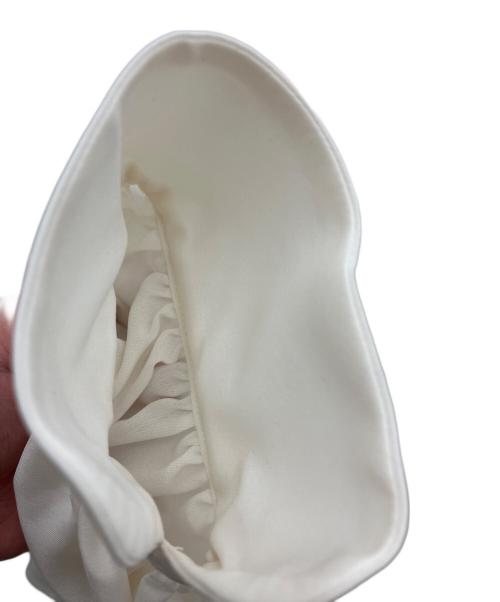 BALLSEY（ボールジィ）BALLSEY (ボールジィ) シアートロ フリルネックブラウス ホワイト サイズ:36の古着・服飾アイテム