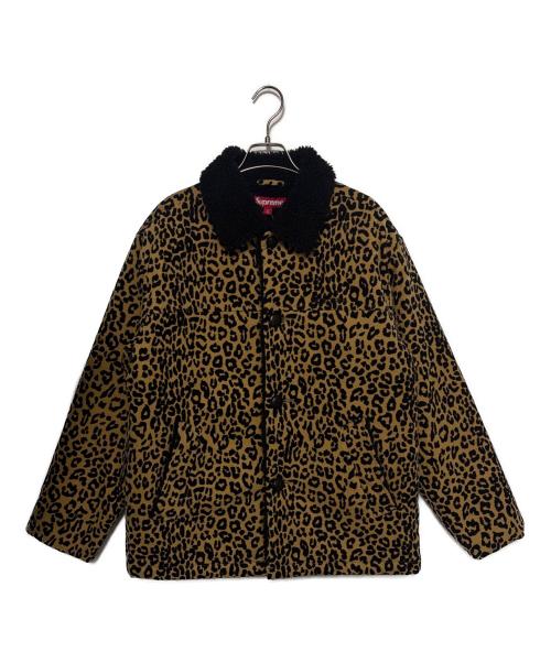SUPREME（シュプリーム）Supreme (シュプリーム) Kindermann Uncut Corduroy Car Coat ベージュ×ブラック サイズ:Sの古着・服飾アイテム