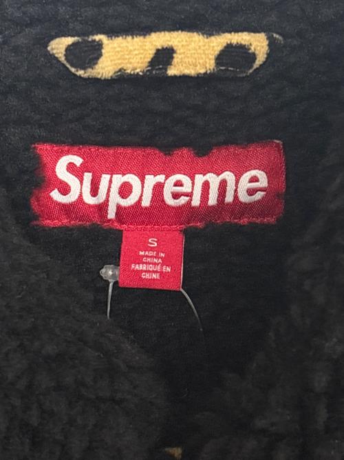 SUPREME（シュプリーム）Supreme (シュプリーム) Kindermann Uncut Corduroy Car Coat ベージュ×ブラック サイズ:Sの古着・服飾アイテム