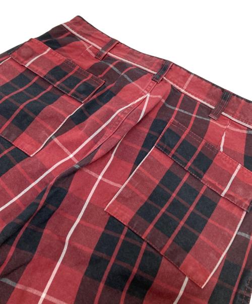 SUPREME（シュプリーム）SUPREME (シュプリーム) Cargo Flight Pant レッド×ブラック サイズ:W30の古着・服飾アイテム