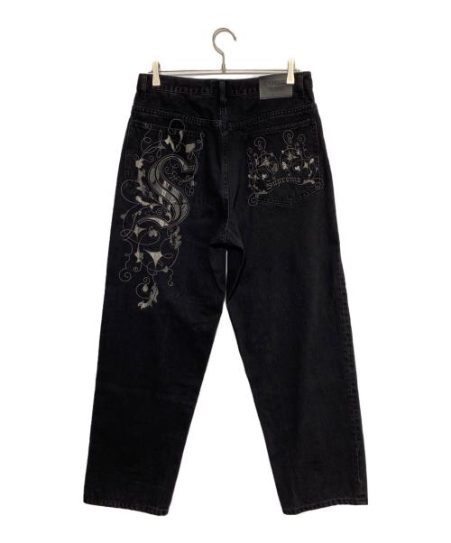 SUPREME（シュプリーム）SUPREME (シュプリーム) Coogi (クージー) Baggy Jean ブラック サイズ:W30の古着・服飾アイテム