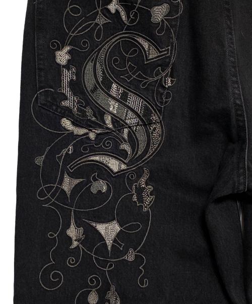 SUPREME（シュプリーム）SUPREME (シュプリーム) Coogi (クージー) Baggy Jean ブラック サイズ:W30の古着・服飾アイテム