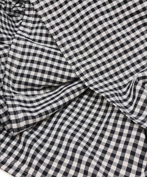 Candy Stripper（キャンディーストリッパー）Candy Stripper (キャンディーストリッパー) ギンガムチェックボウタイワンピース ブラック サイズ:2の古着・服飾アイテム